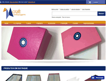 Tablet Screenshot of craftembalagens.com.br